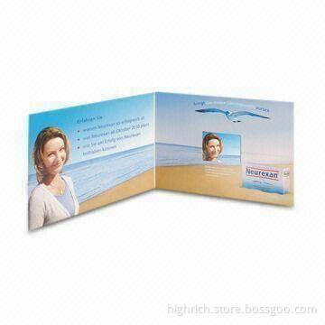 Video Greeting Card with 3.5" TFT Screen and up to 2GB Memory